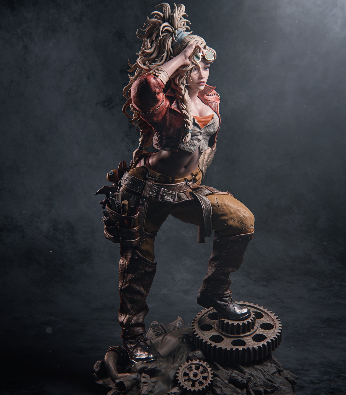 1:12 Warden of the Workshop | 3D Printed Resin Garage Kit Figure | CA 3D Studios