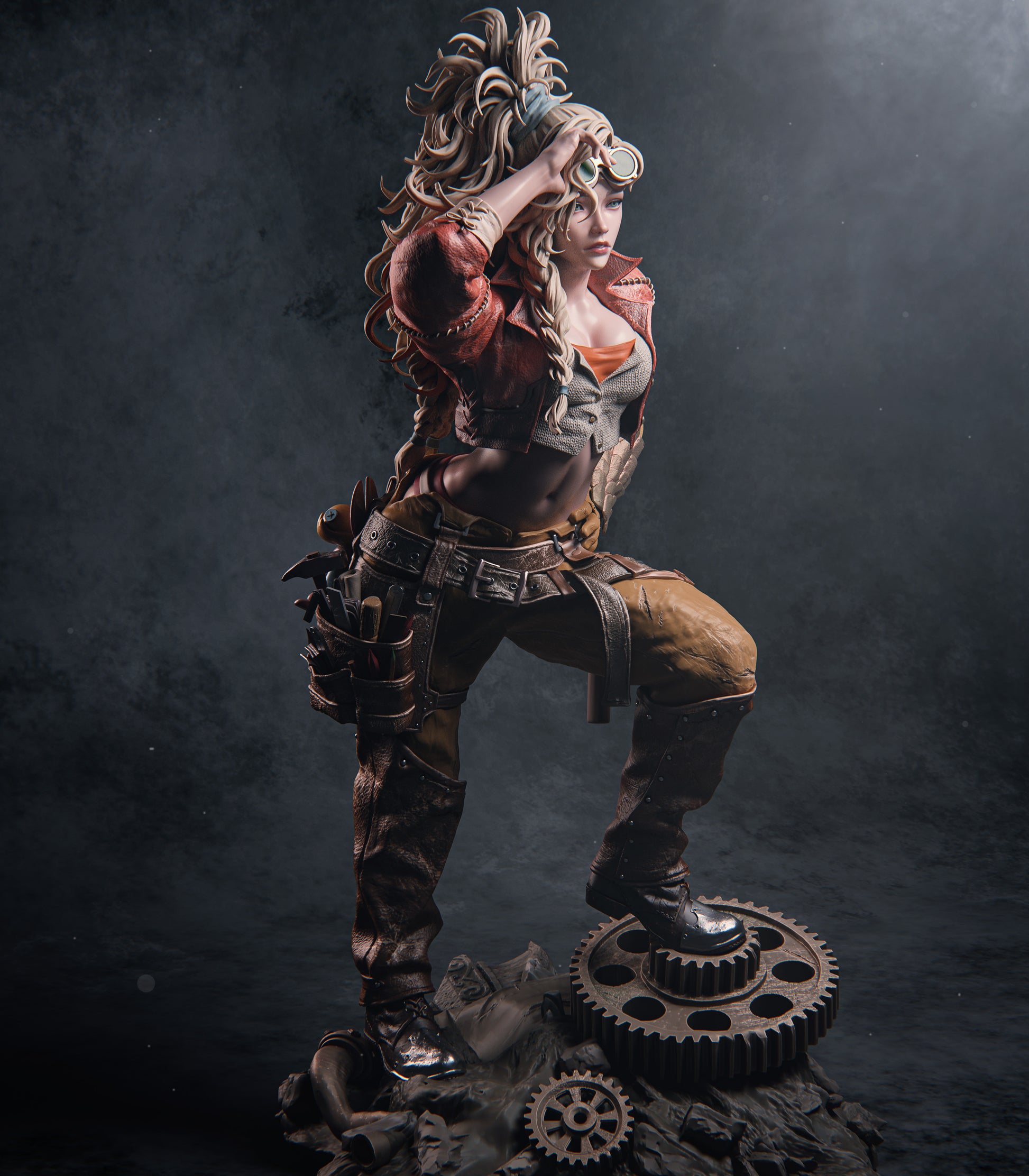 1:12 Warden of the Workshop | 3D Printed Resin Garage Kit Figure | CA 3D Studios