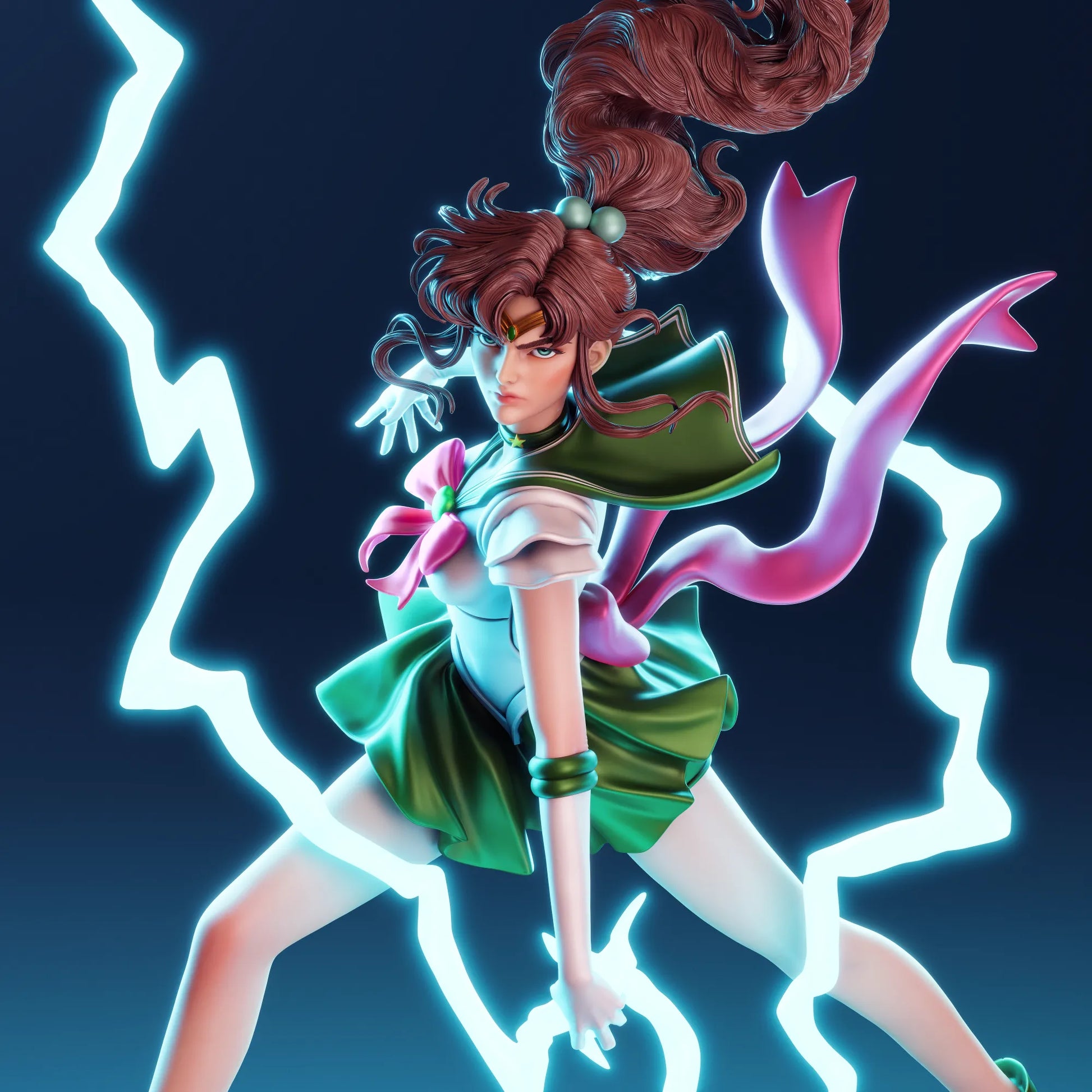 1:12 Lightning Sailor | 3D Printed Resin Garage Kit Figure | CA 3D Studios