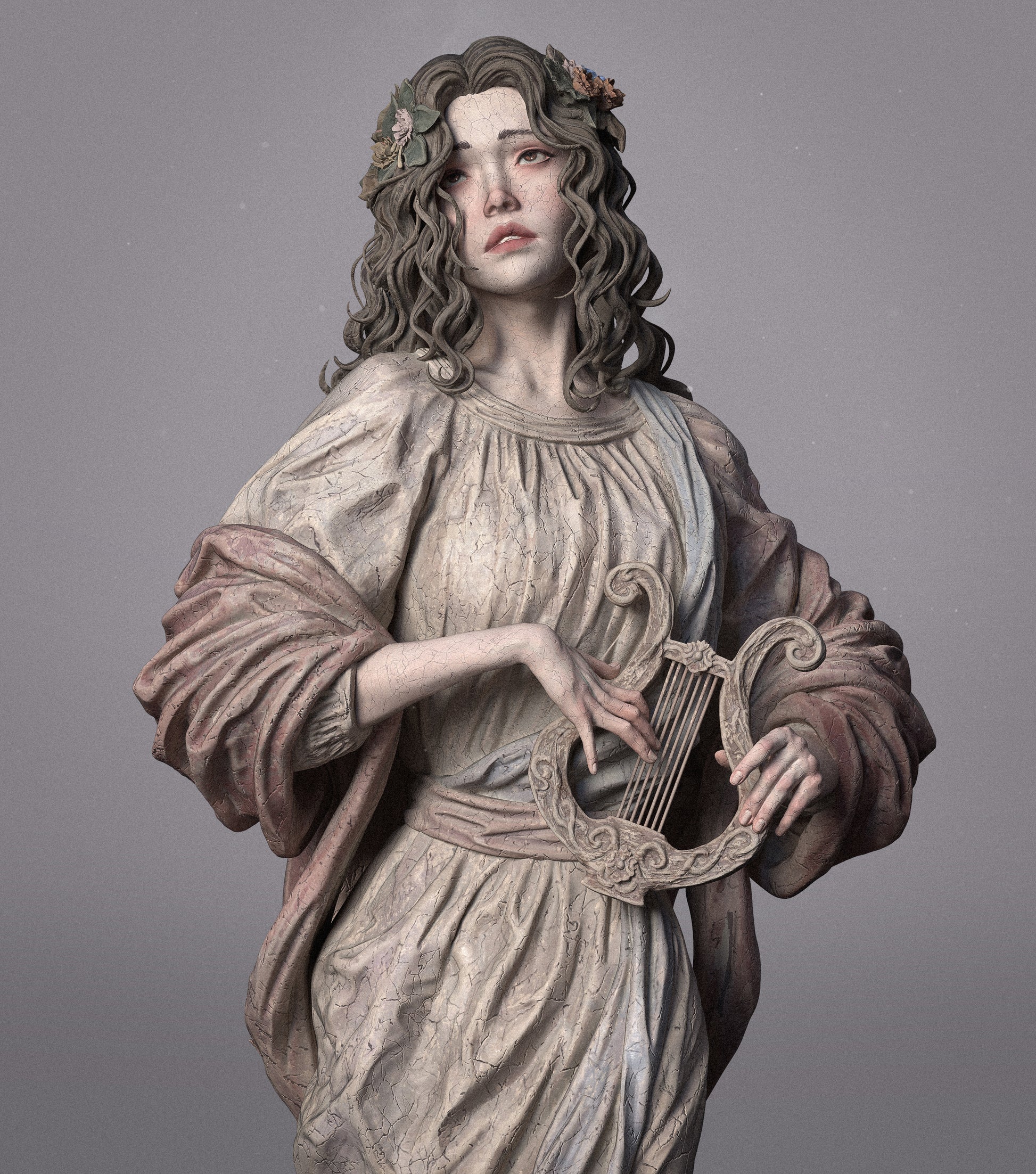 1:12 Muse, Greek Mythology | 3D Printed Resin Garage Kit Figure | CA 3D Studios
