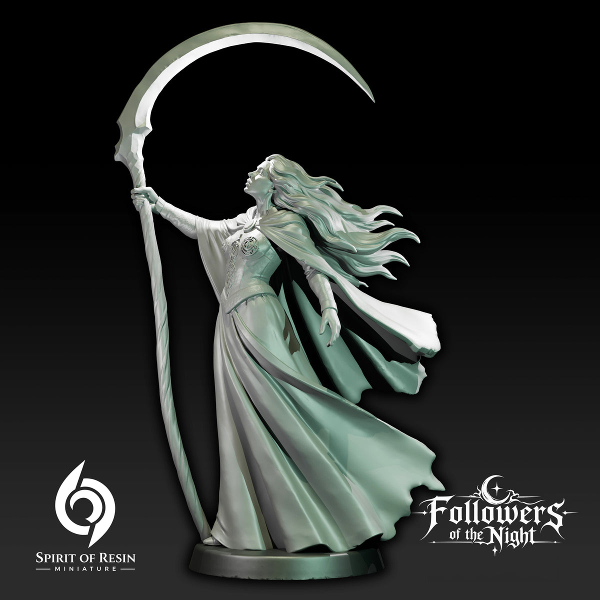 Arianda Lunar Scythe | Spirit of Resin Miniatures