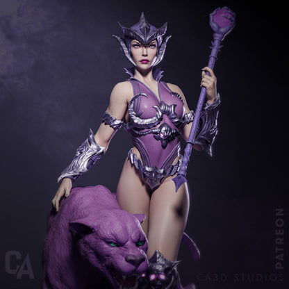 1:12 Mistress of the Hidden Arts | 3D Printed Resin Garage Kit Figure | CA 3D Studios