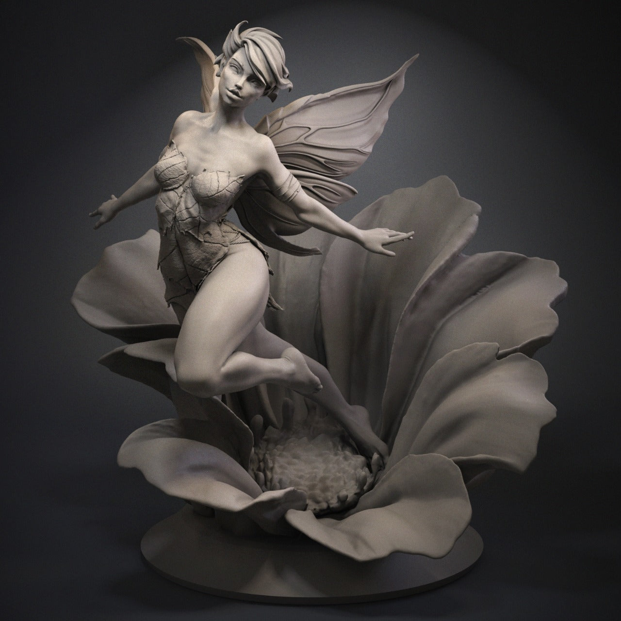 1:12 Feisty Fairy, Tinkerbell | 3D Printed Resin Garage Kit Figure | CA 3D Studios
