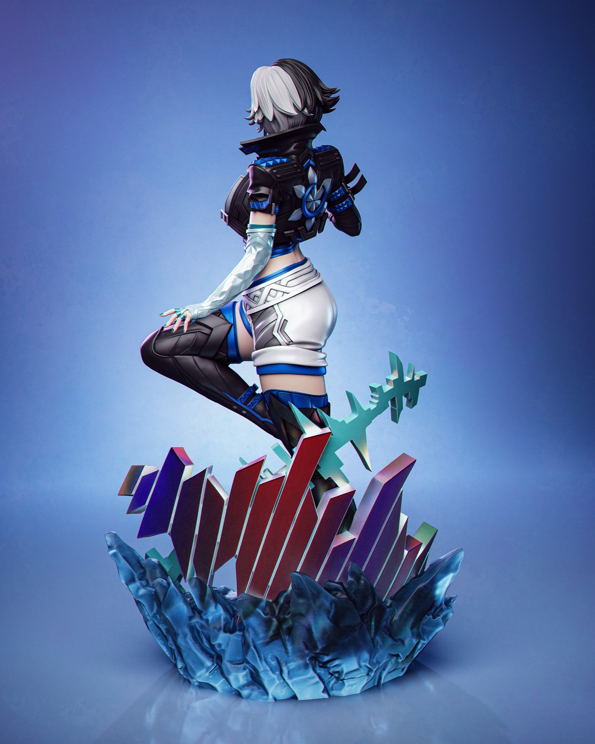 1:12 Cryo Virtuoso | 3D Printed Resin Garage Kit Figure | CA 3D Studios