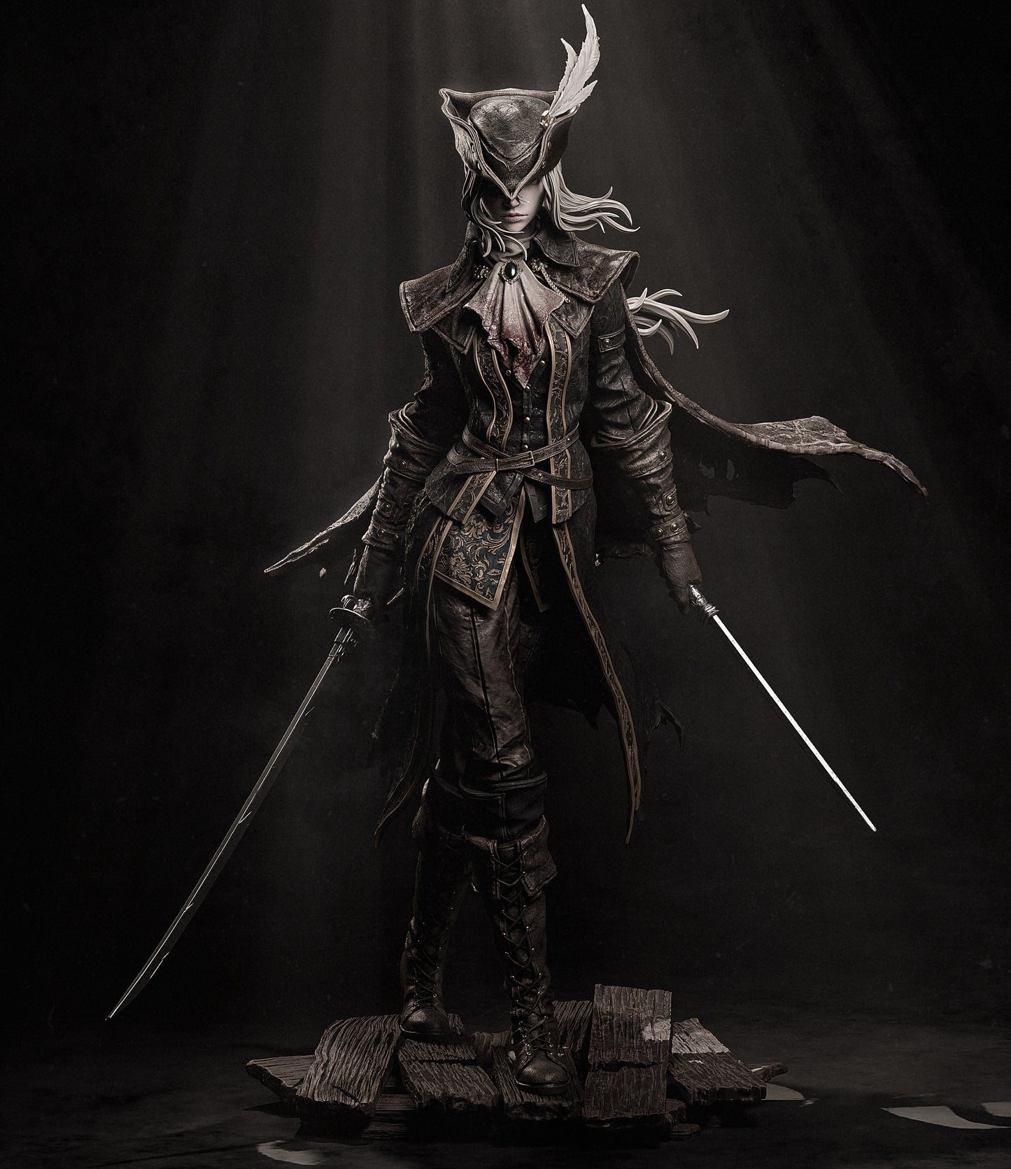 1:12 Elegant Hunter Duelist | 3D Printed Resin Garage Kit Figure | CA 3D Studios