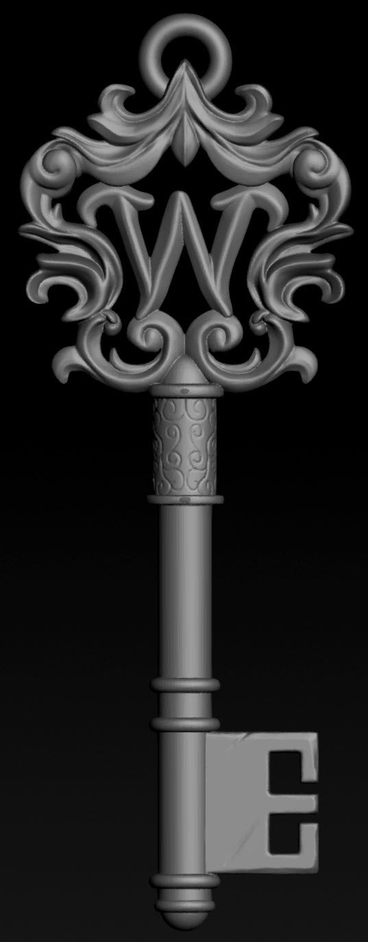 Wicked Hills Asylum Key Set, Props, Decoration | D&D TTRPG Miniature | Great Grimoire