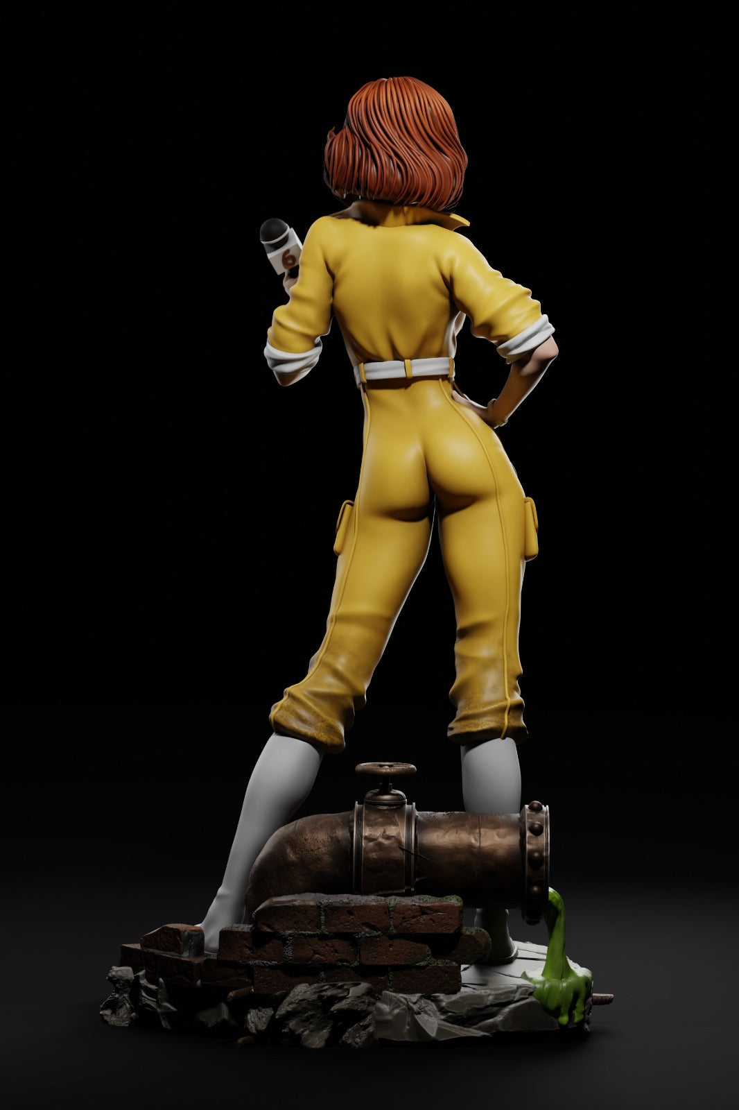 1:12 City Reporter | 3D Printed Resin Garage Kit Figure | CA 3D Studios