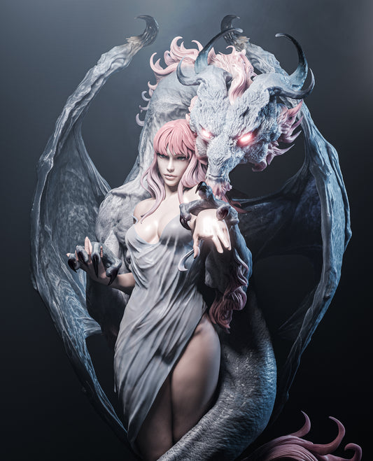 1:12 Dragon Lady | 3D Printed Resin Garage Kit Figure | CA 3D Studios