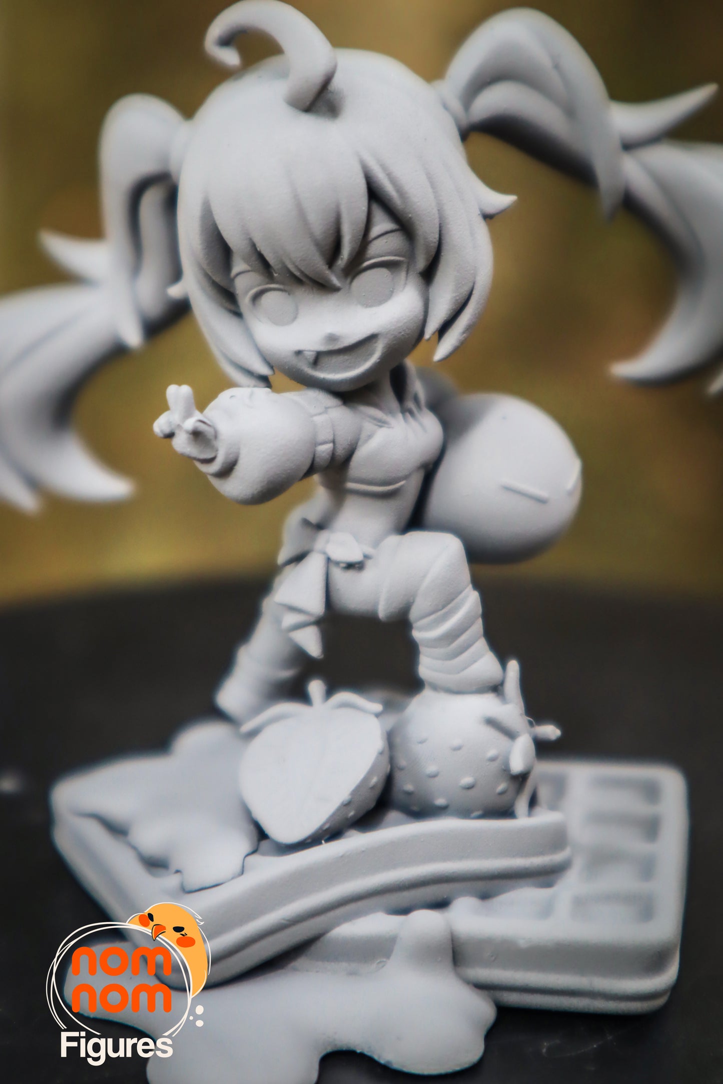 Chibi Cheeky Sweetheart | Resin Garage Kit Figure Anime Fan Art | Nomnom Figures