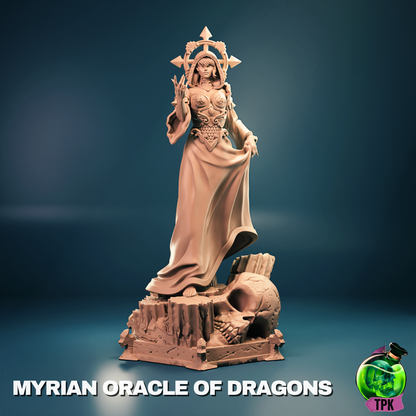 Myrian Oracle of Dragons | Tabletop Gaming Mini or Display Figure | TPKLab