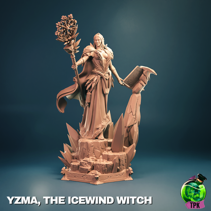 Yzma Icewind Witch | Tabletop Gaming Mini or Display Figure | TPKLab