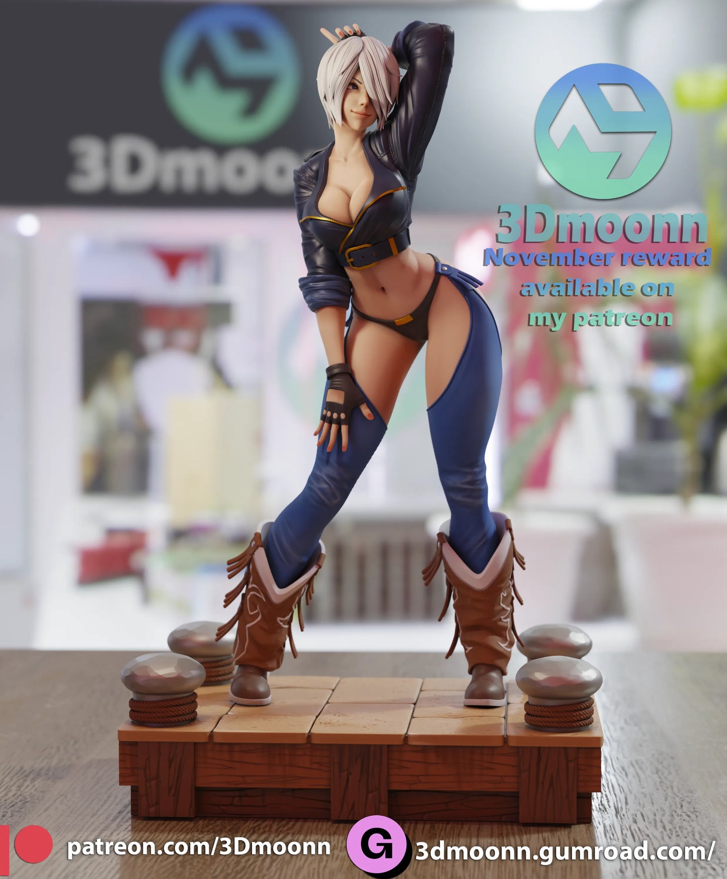 1:12 Fighter Angel | Resin Garage Kit | 3Dmoonn