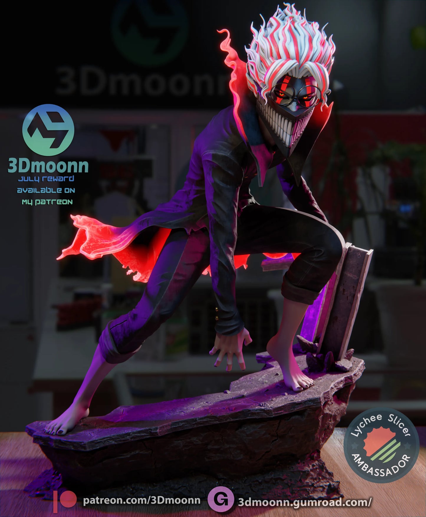 1:12 Dandadadan | Anime Resin Garage Kit | 3Dmoonn