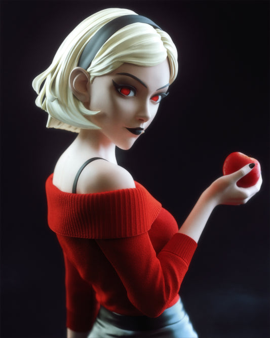 1:12 Modern Teenage Witch | 3D Printed Resin Garage Kit Figure | CA 3D Studios