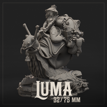 Luma | Tabletop or Display Scale | D&D TTRPG Fantasy Miniature | Dungeons and Maidens