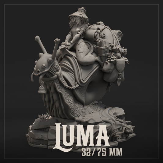 Luma | Tabletop or Display Scale | D&D TTRPG Fantasy Miniature | Dungeons and Maidens