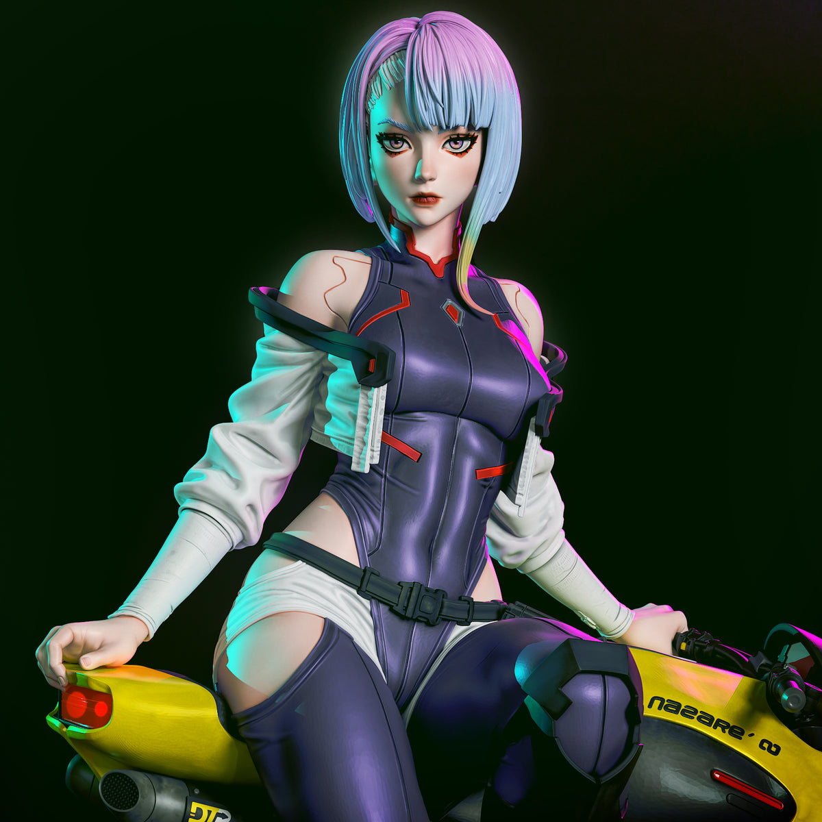 1:12 To a Neon Sky | 3D Print Resin Garage Kit Figure | CA 3D Studios