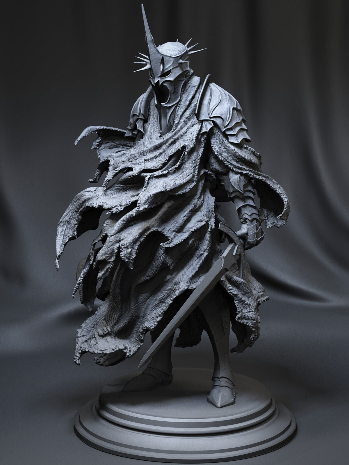 1:12 Witch King | 3D Printed Resin Garage Kit Figure | CA 3D Studios