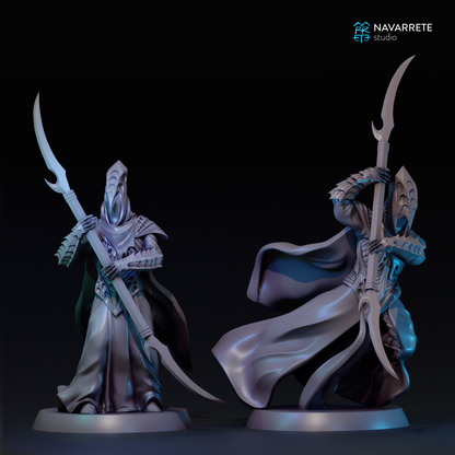Navarrete Studio's The Knight of the Seas tabletop gaming miniature, featuring detailed armor and weaponry, by Tattles Told 3D.