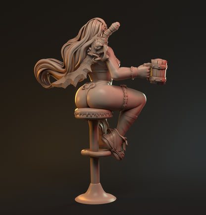 Cheerleader | D&D TTRPG Miniature | Hardwitch Games