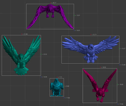 Raven Invasion Collection | Gaming or Display Miniature | White Werewolf Tavern