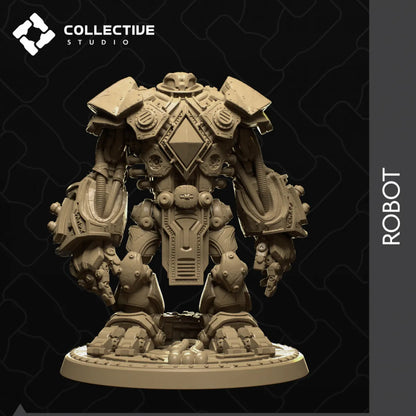 Accomplished Craig Scrapfiggs and Robot | Tabletop Gaming Mini or Display Figure | Collective Studio - Tattles Told 3D