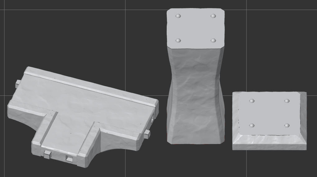Stone Bridge Pathways Modular Terrain | Tabletop Gaming Mini | TPKLab - Tattles Told 3D
