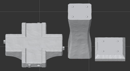 Stone Bridge Pathways Modular Terrain | Tabletop Gaming Mini | TPKLab - Tattles Told 3D