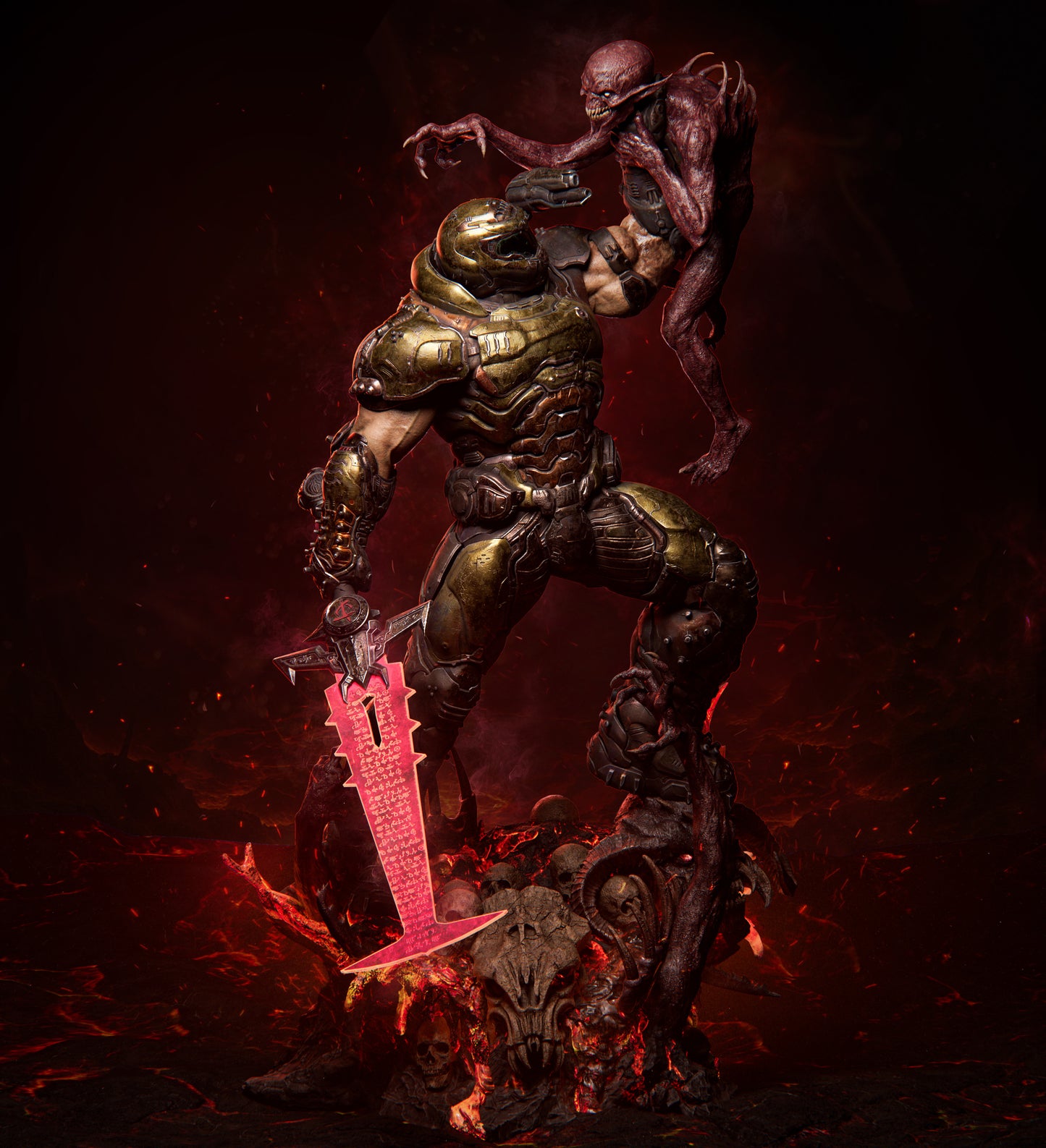 1:12 Hell Slayer | 3D Printed Resin Garage Kit Figure | CA 3D Studios