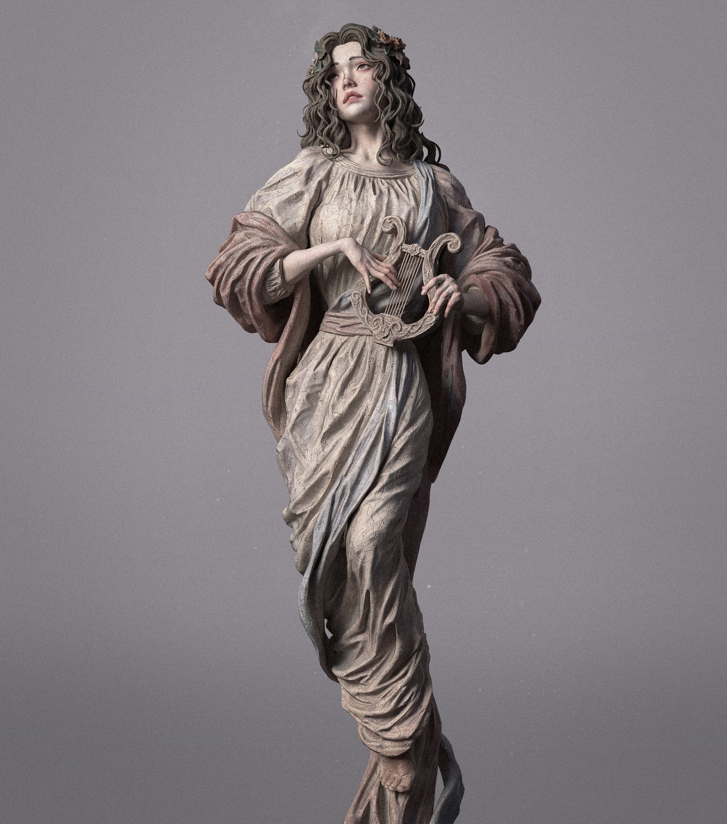 1:12 Muse, Greek Mythology | 3D Printed Resin Garage Kit Figure | CA 3D Studios