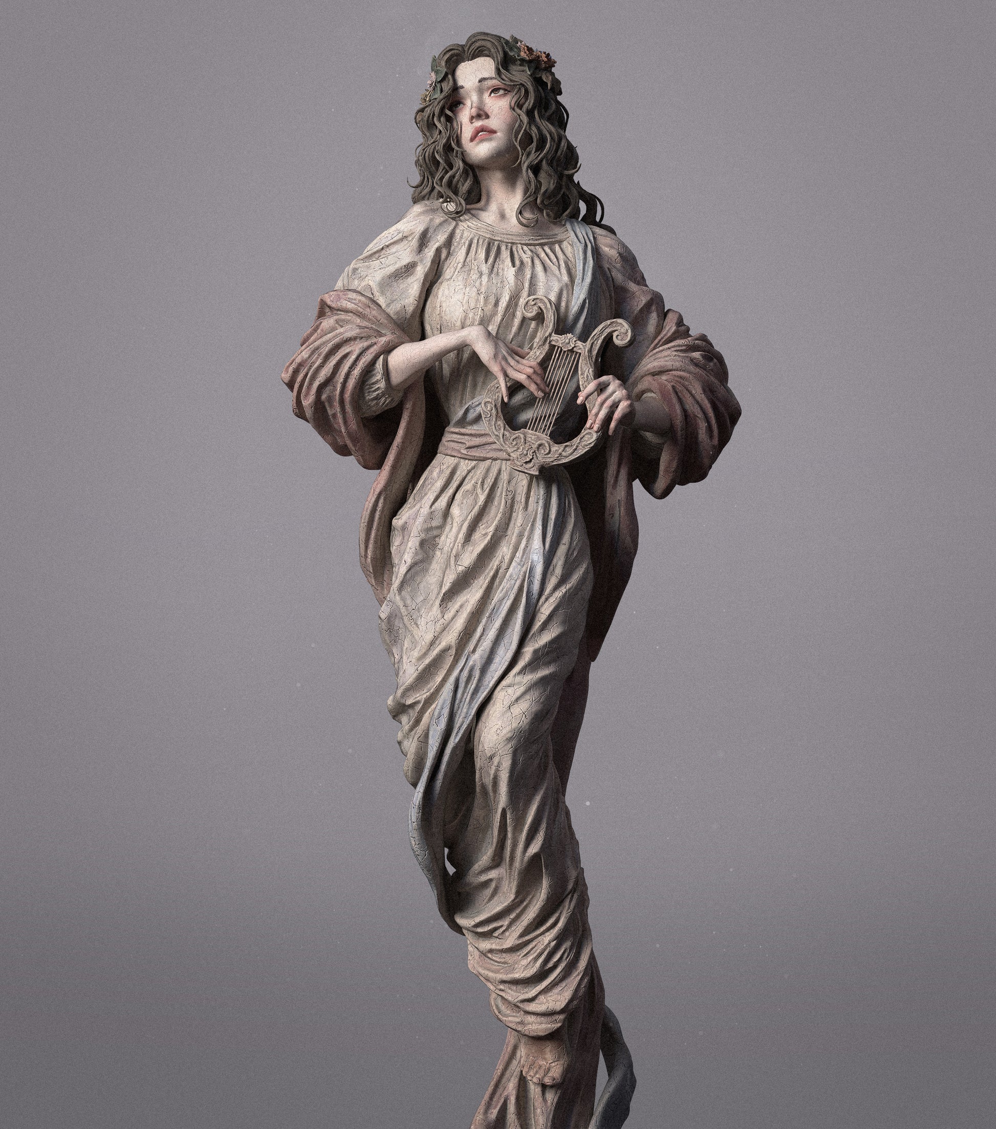 1:12 Muse, Greek Mythology | 3D Printed Resin Garage Kit Figure | CA 3D Studios