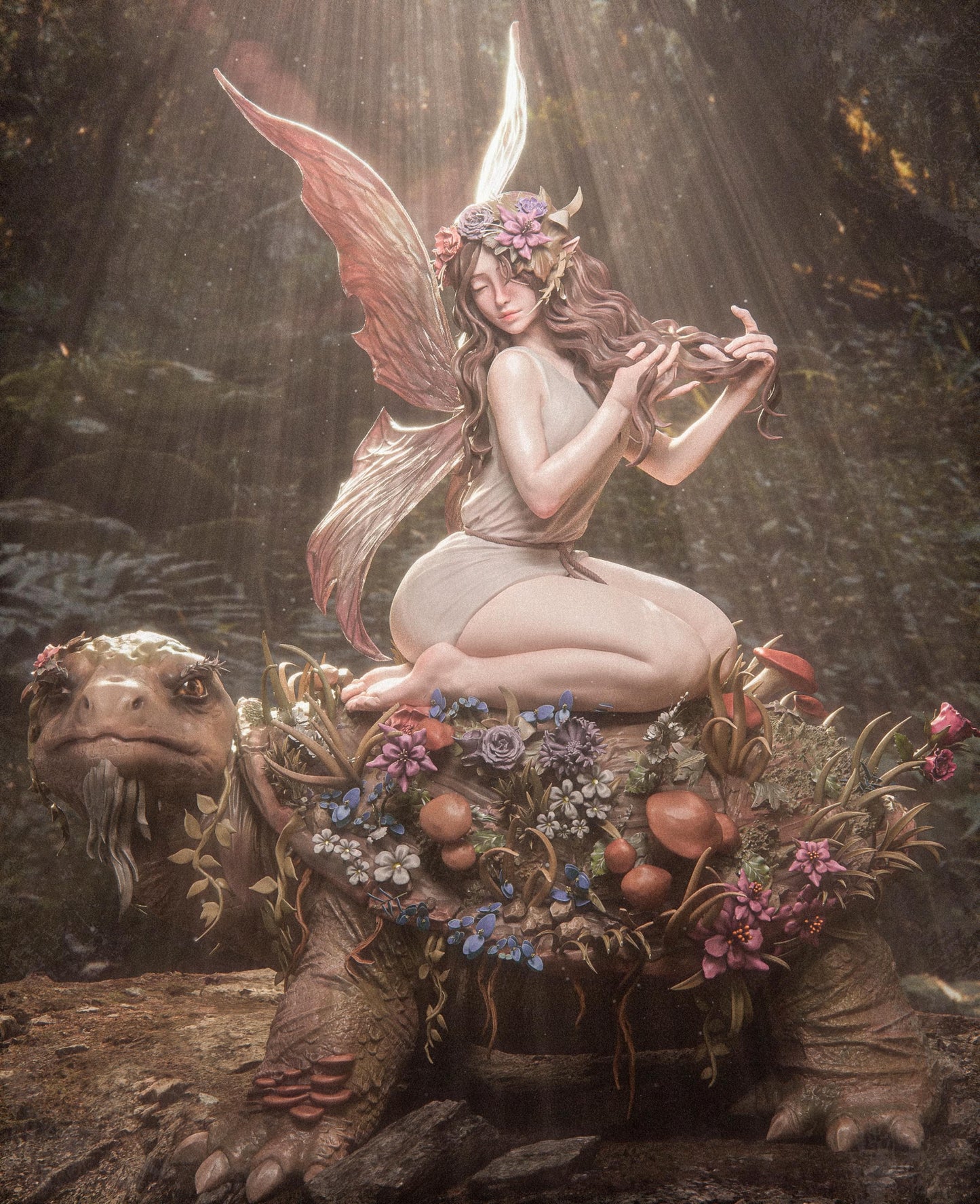 1:12 Fairy Blossom | Resin Garage Kit Original Character | CA 3D Studios