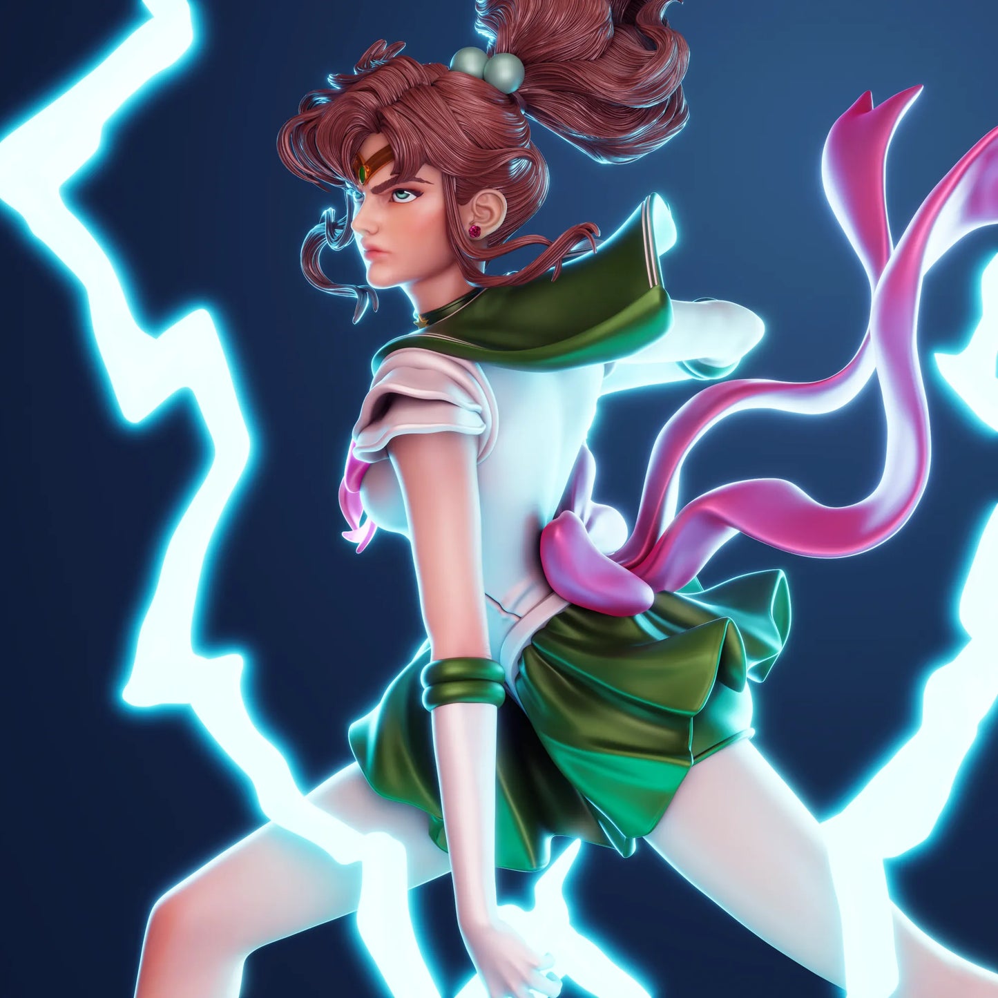 1:12 Lightning Sailor | 3D Printed Resin Garage Kit Figure | CA 3D Studios