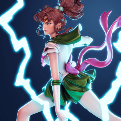 1:12 Lightning Sailor | 3D Printed Resin Garage Kit Figure | CA 3D Studios