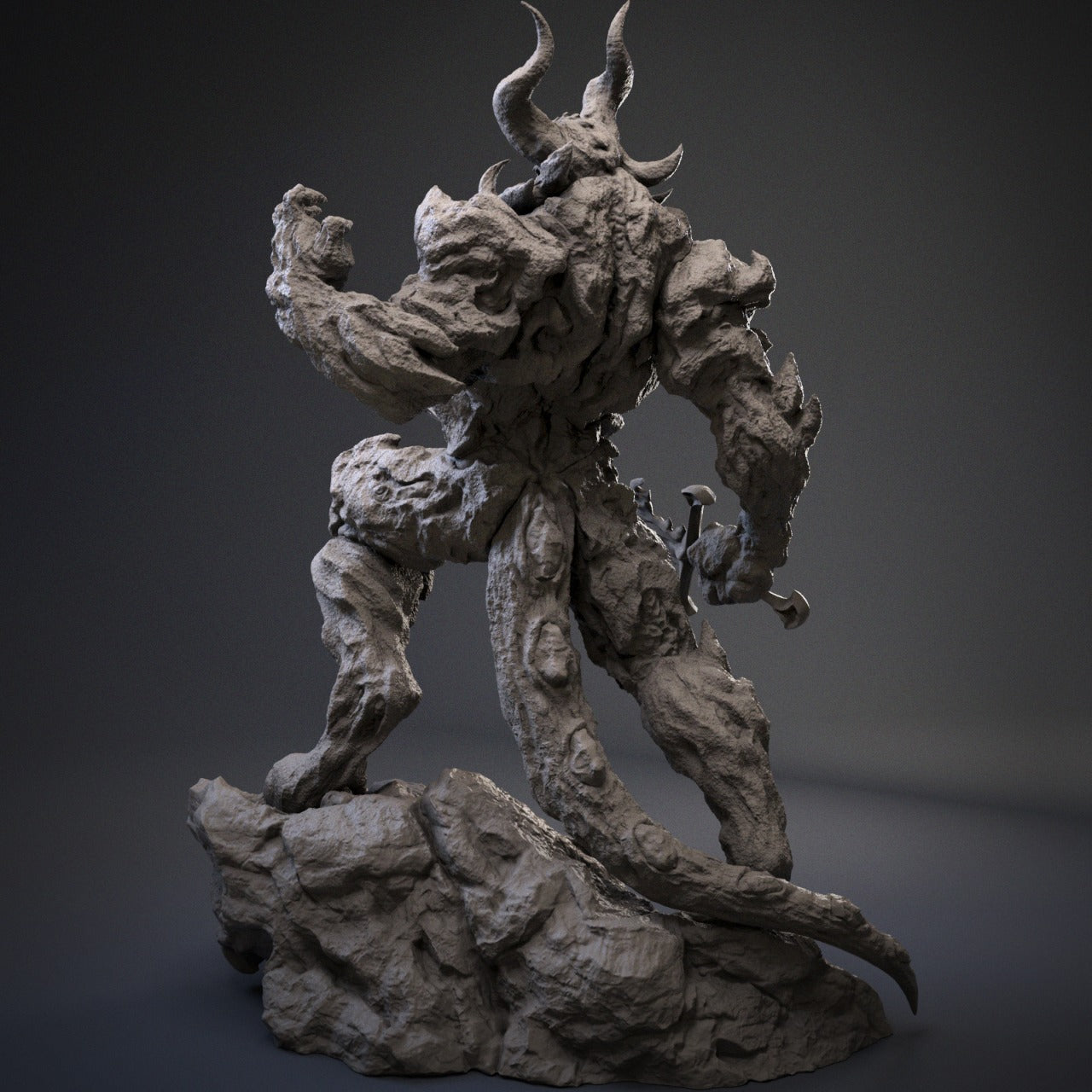1:12 Norse Fire Giant Surtur | 3D Printed Resin Garage Kit Figure | CA 3D Studios