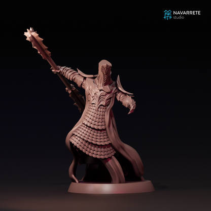 Detailed miniature of a character from The Nightmare tabletop game by Navarrete Studio, created by Tattles Told 3D.
