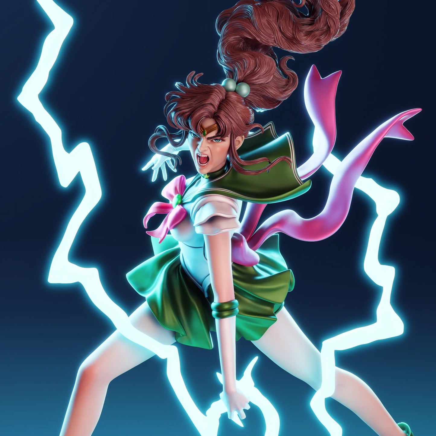 1:12 Lightning Sailor | 3D Printed Resin Garage Kit Figure | CA 3D Studios