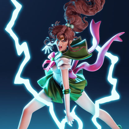 1:12 Lightning Sailor | 3D Printed Resin Garage Kit Figure | CA 3D Studios