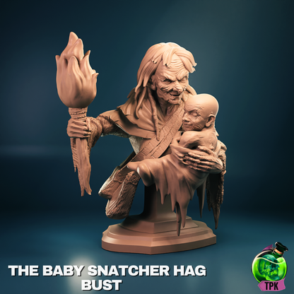 The Baby Snatcher Hag | Tabletop Gaming Mini or Display Figure | TPKLab