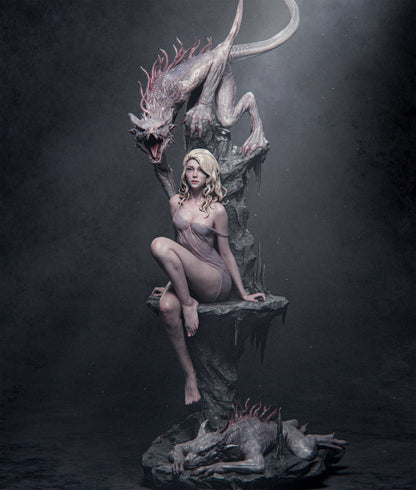 1:12 Elegy of the Wyrm | Resin Garage Kit Original Character | CA 3D Studios