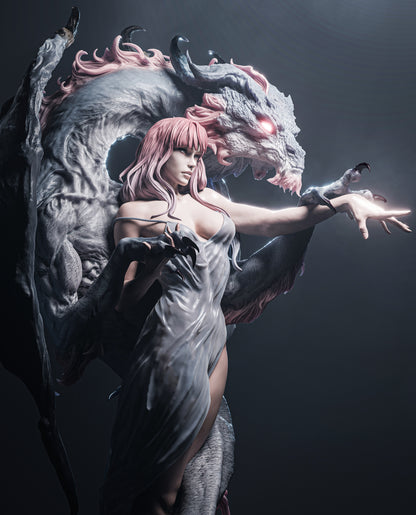 1:12 Dragon Lady | 3D Printed Resin Garage Kit Figure | CA 3D Studios