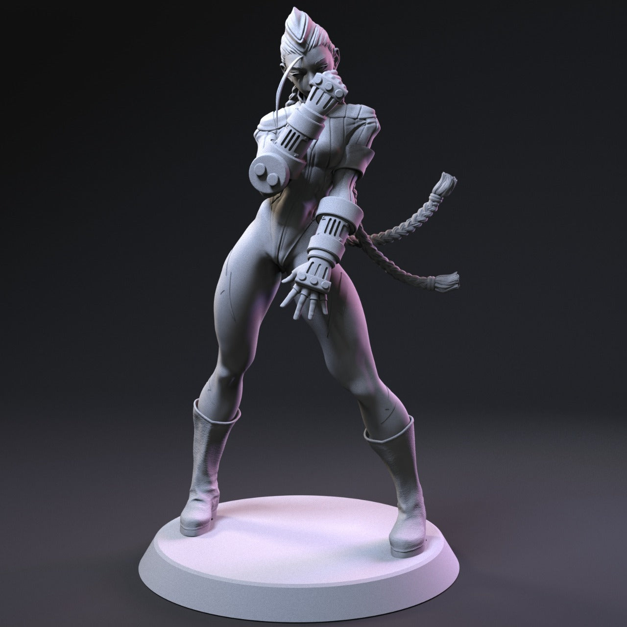 1:12 Close-Combat Fighter | 3D Printed Resin Garage Kit Figure | CA 3D Studios