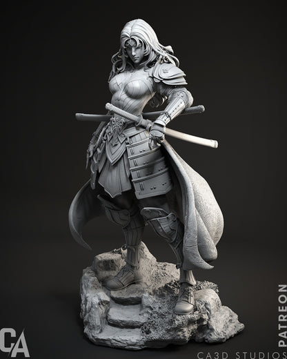 1:12 Samurai Amazonian | 3D Printed Resin Garage Kit Figure | CA 3D Studios