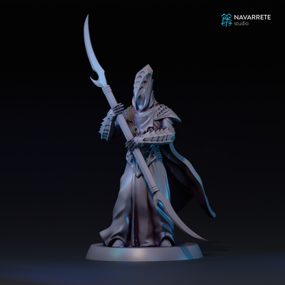 Detailed image of The Knight of the Seas tabletop gaming miniature by Tattles Told 3D, featuring a knight in armor with a sword.