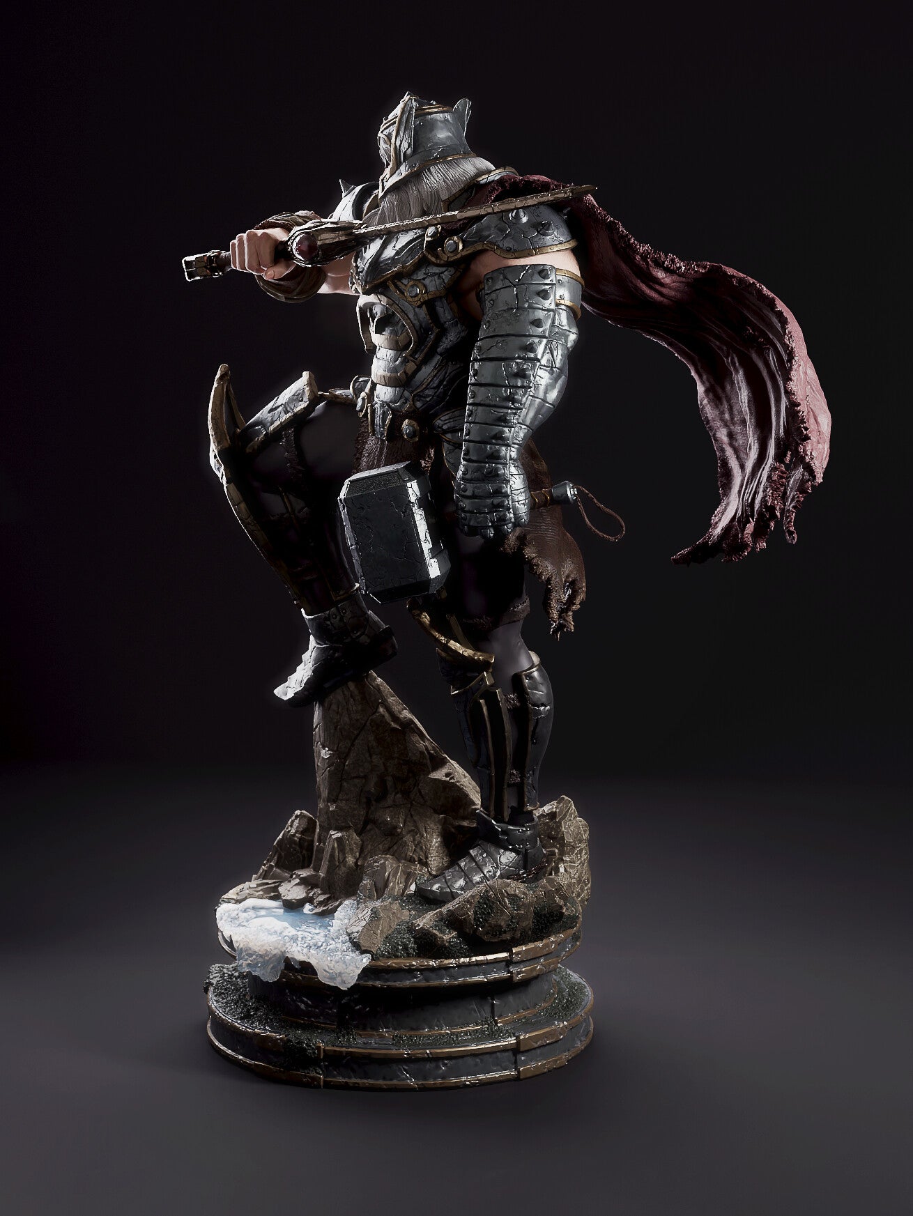 1:12 Lightning-Wielding Ruler | 3D Printed Resin Garage Kit Figure | CA 3D Studios
