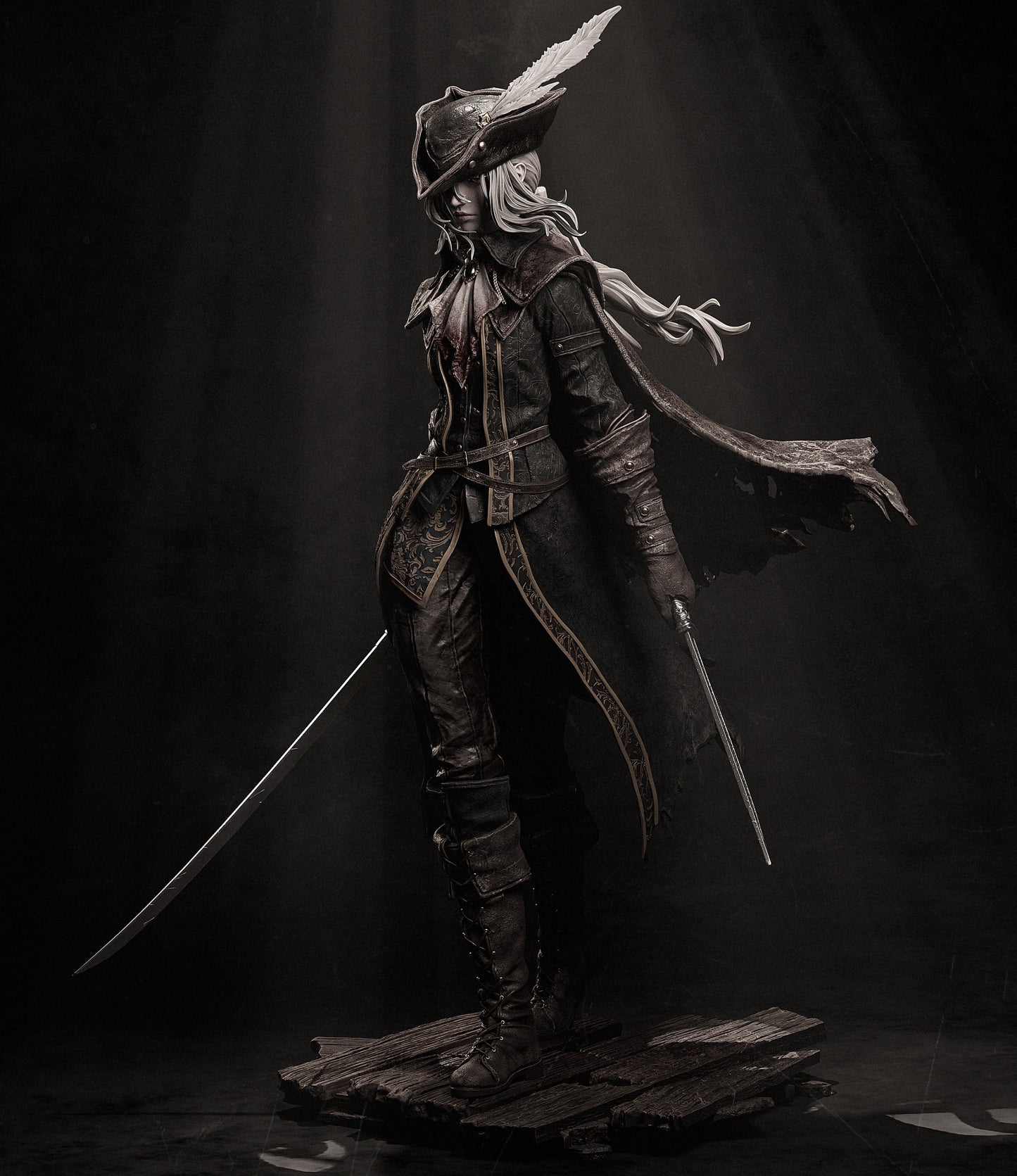 1:12 Elegant Hunter Duelist | 3D Printed Resin Garage Kit Figure | CA 3D Studios