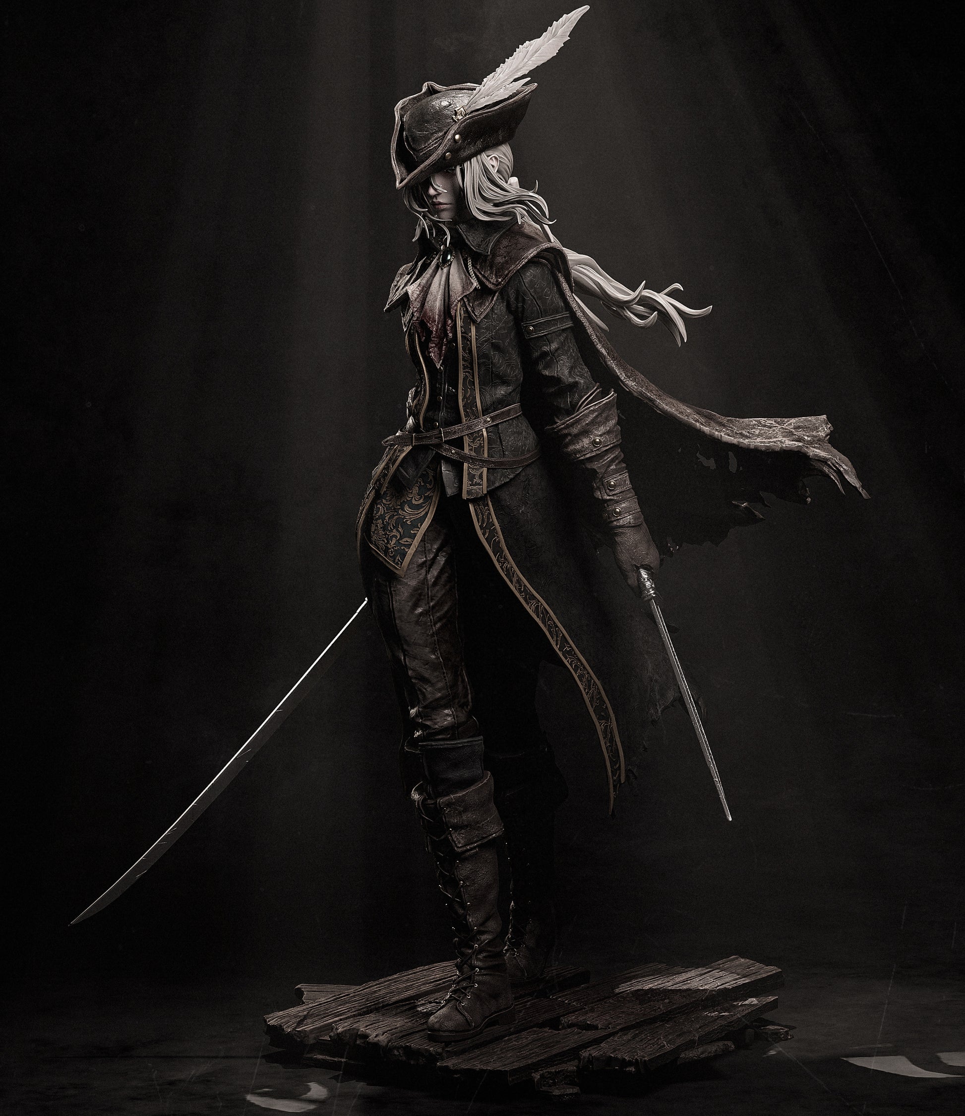 1:12 Elegant Hunter Duelist | 3D Printed Resin Garage Kit Figure | CA 3D Studios