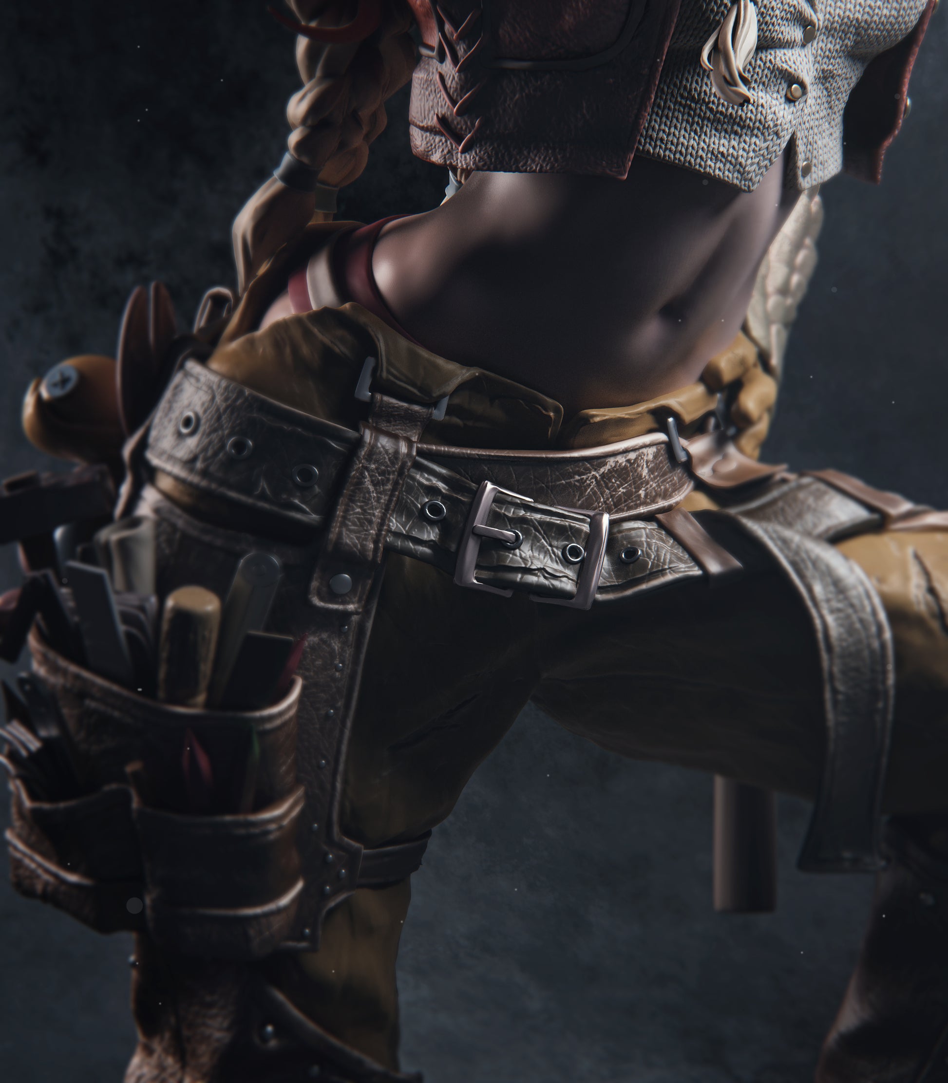 1:12 Warden of the Workshop | 3D Printed Resin Garage Kit Figure | CA 3D Studios