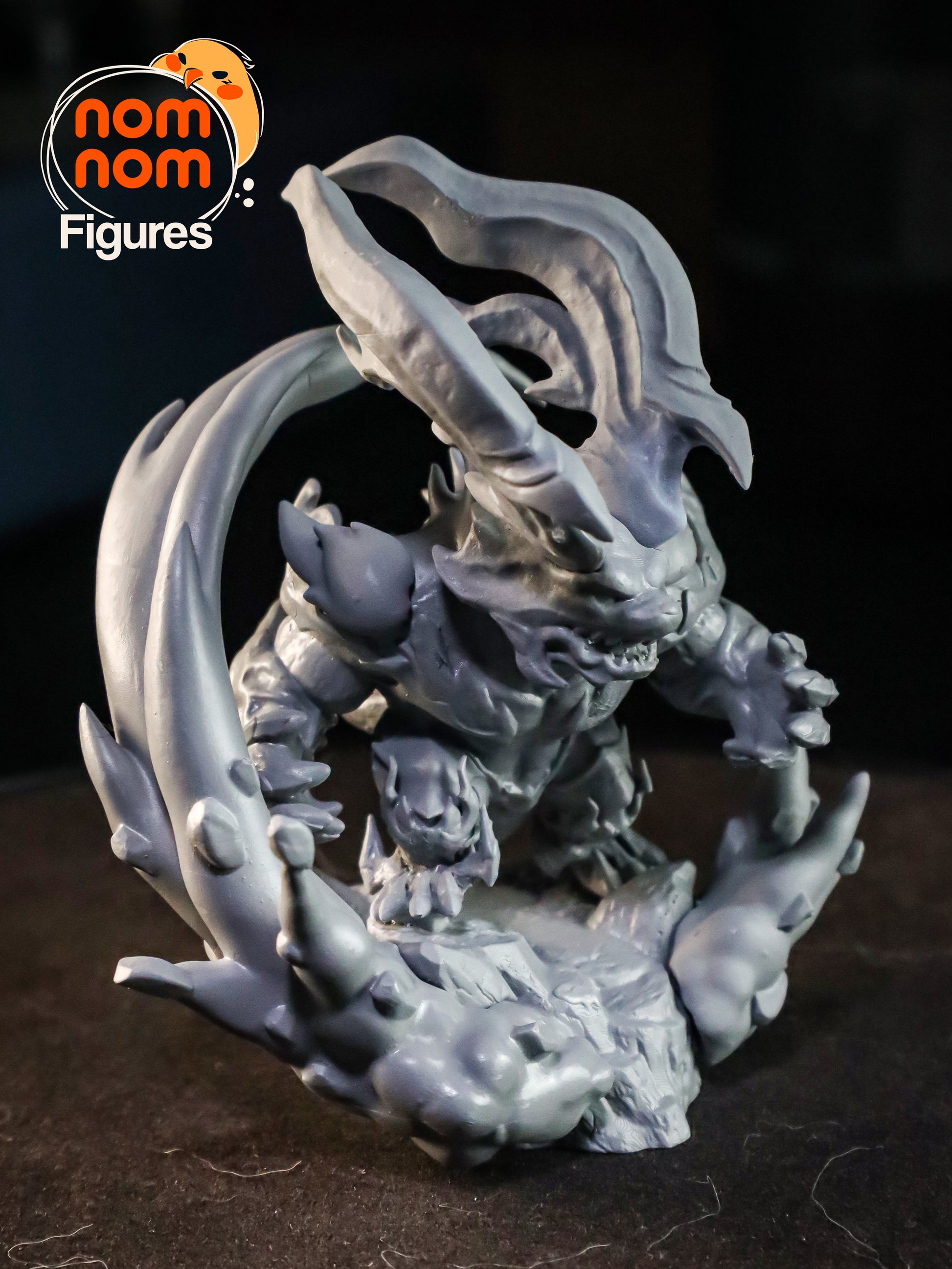Fiery Esper | Resin Garage Kit Sculpture Anime Video Game Fan Art Statue | Nomnom Figures - Tattles Told 3D