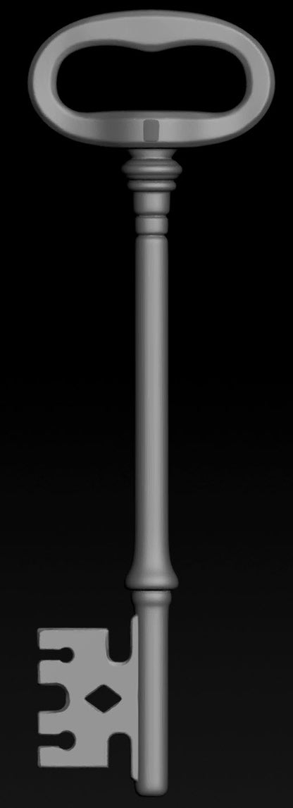 Wicked Hills Asylum Key Set, Props, Decoration | D&D TTRPG Miniature | Great Grimoire